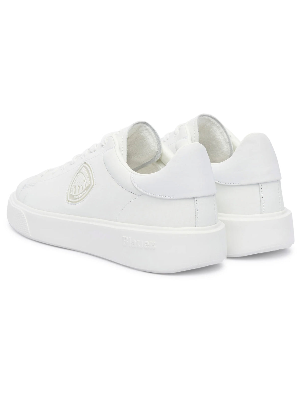 Sneakers Buck S6BUCK07LEA WHI BLAUER SHOES 