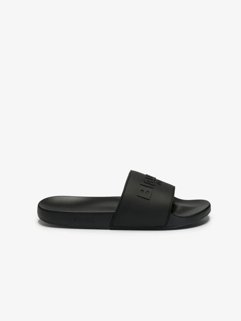 Slipper Jasper S6JASPER03PUC BLK BLAUER SHOES 