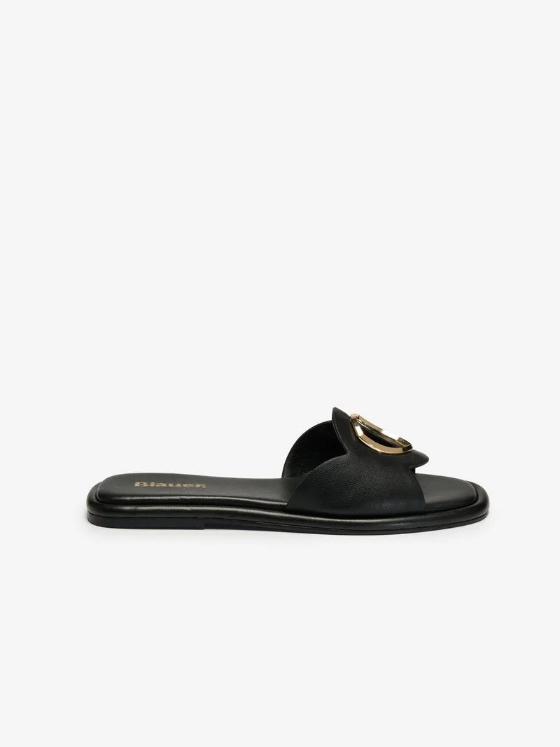 Sandal Moody S6MOODY01LEA BLK BLAUER SHOES 