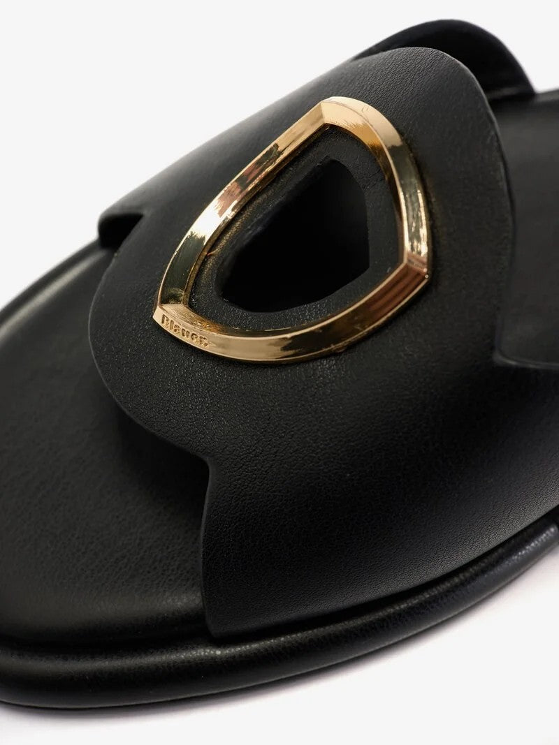 Sandal Moody S6MOODY01LEA BLK BLAUER SHOES 