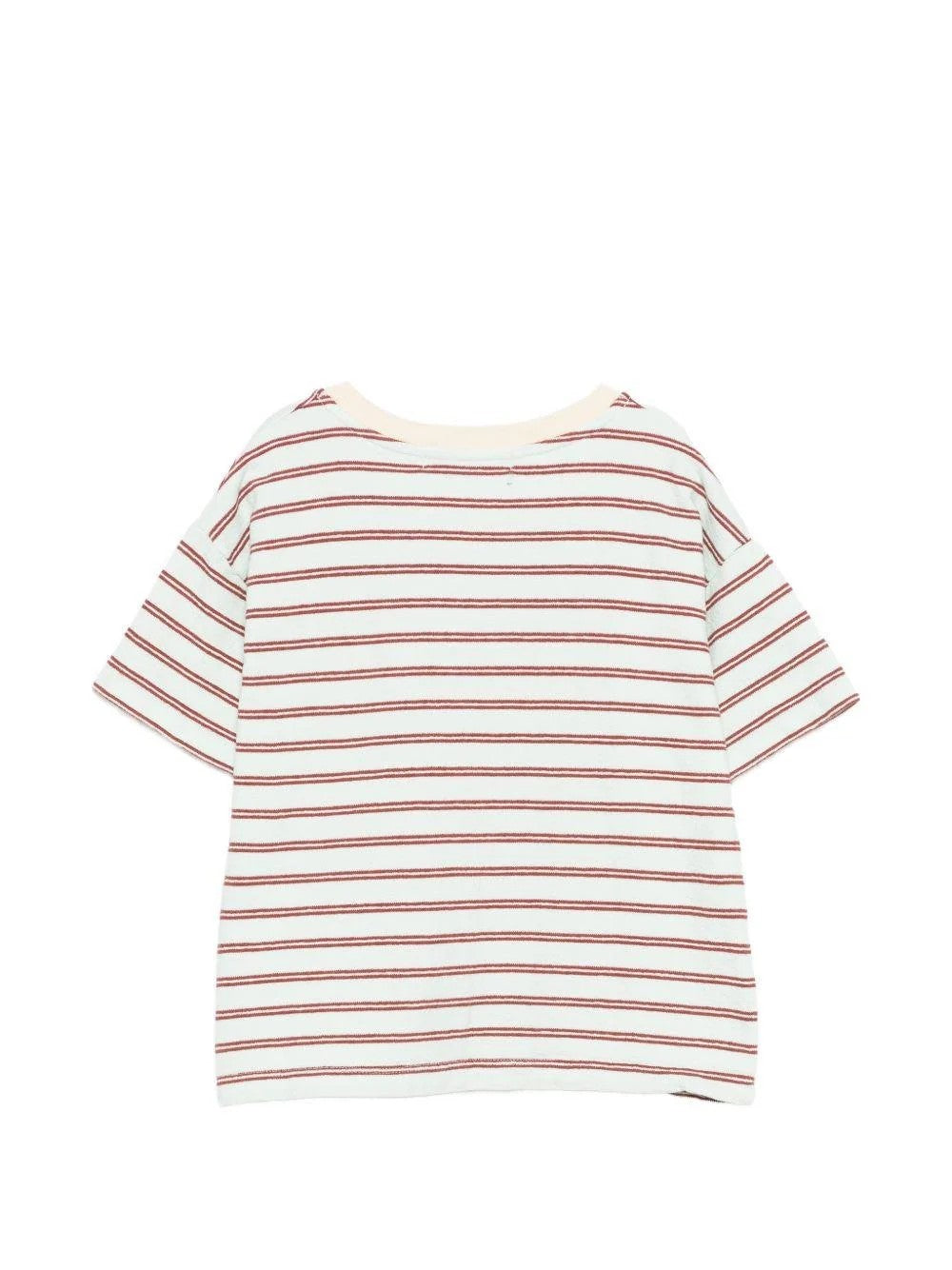 T-shirt multicolore con design a righe B126AC013 451 BOBO CHOSES 