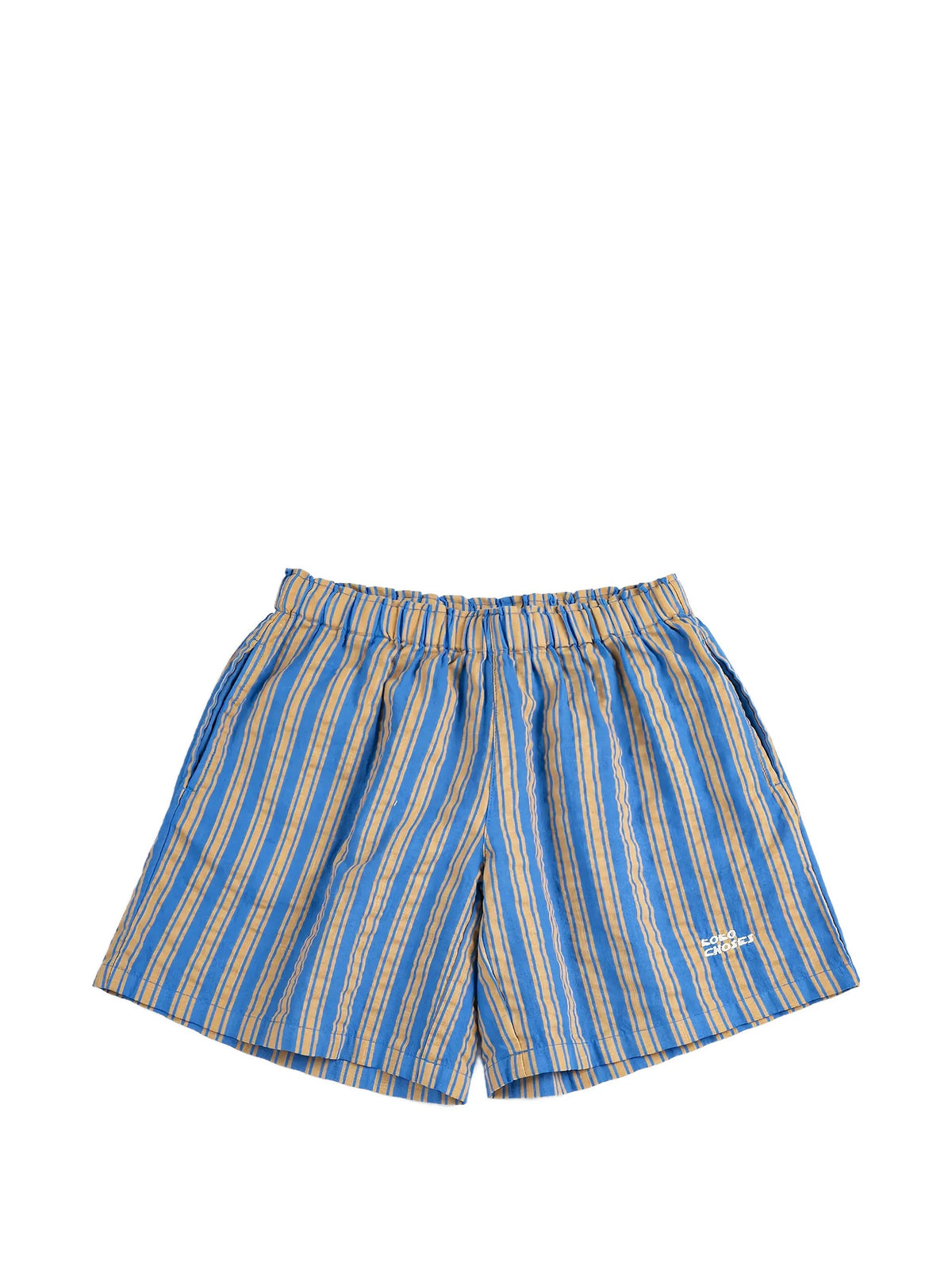 Shorts a righe con ricamo B126AC072 411 BOBO CHOSES 
