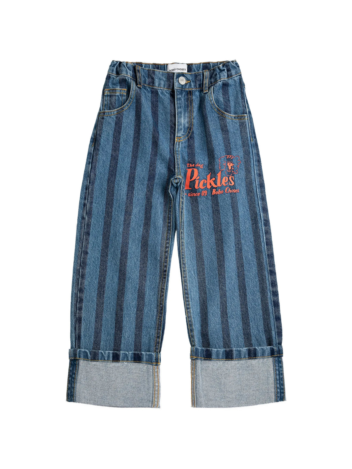 Pantaloni a righe B126AC099 411 BOBO CHOSES 