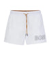 Boxer da mare con logo stampato a contorno