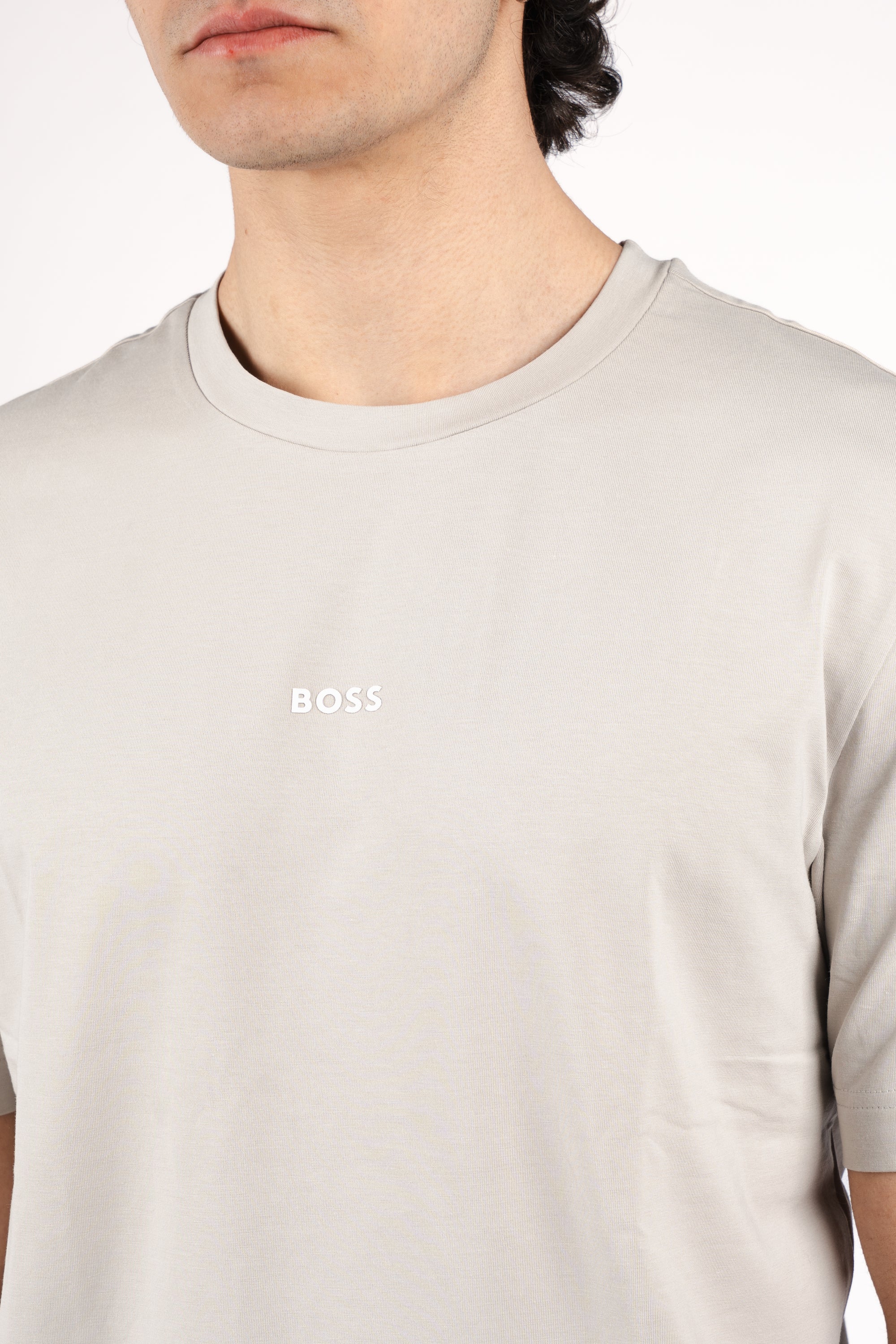 T-shirt con logo a contrasto 50473278 070 BOSS 
