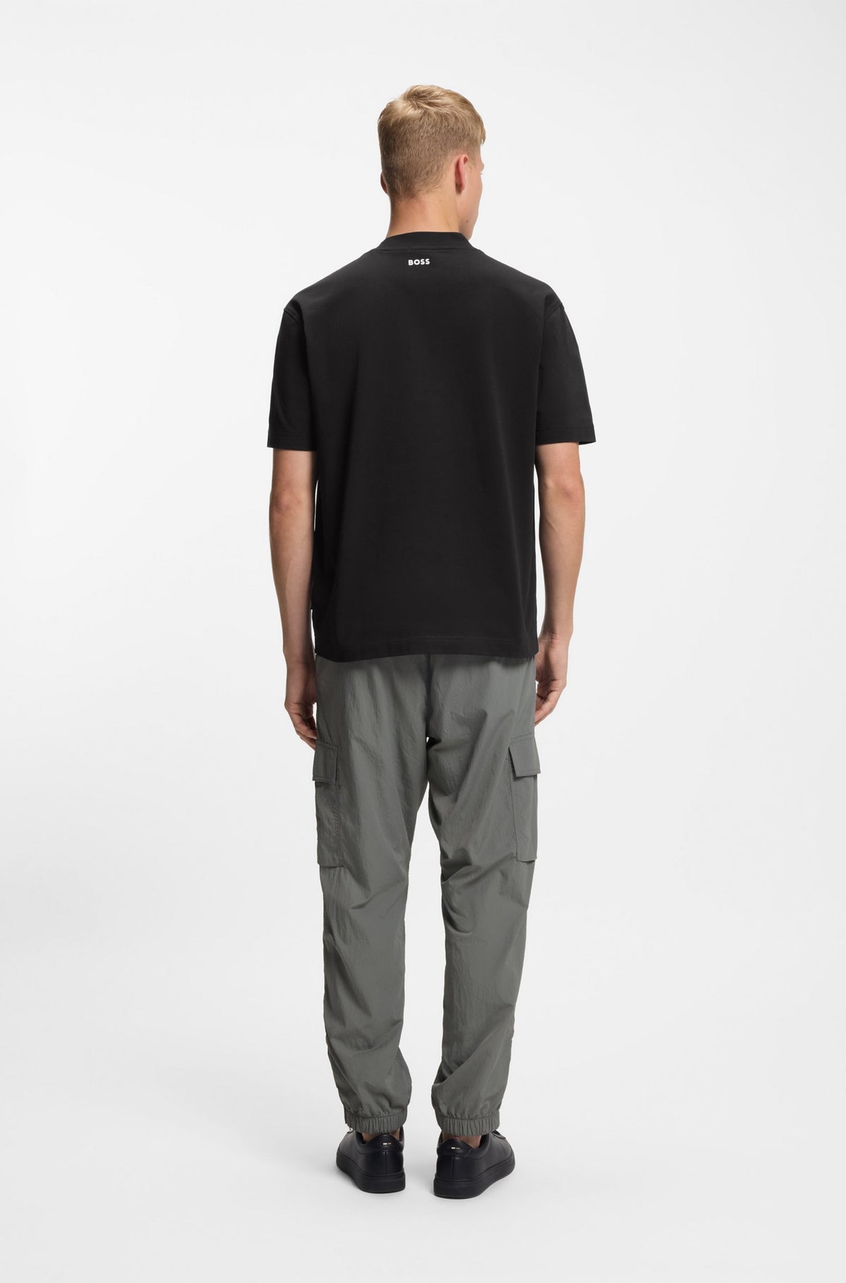 T-shirt oversize in jersey di cotone 50479928 001 BOSS 