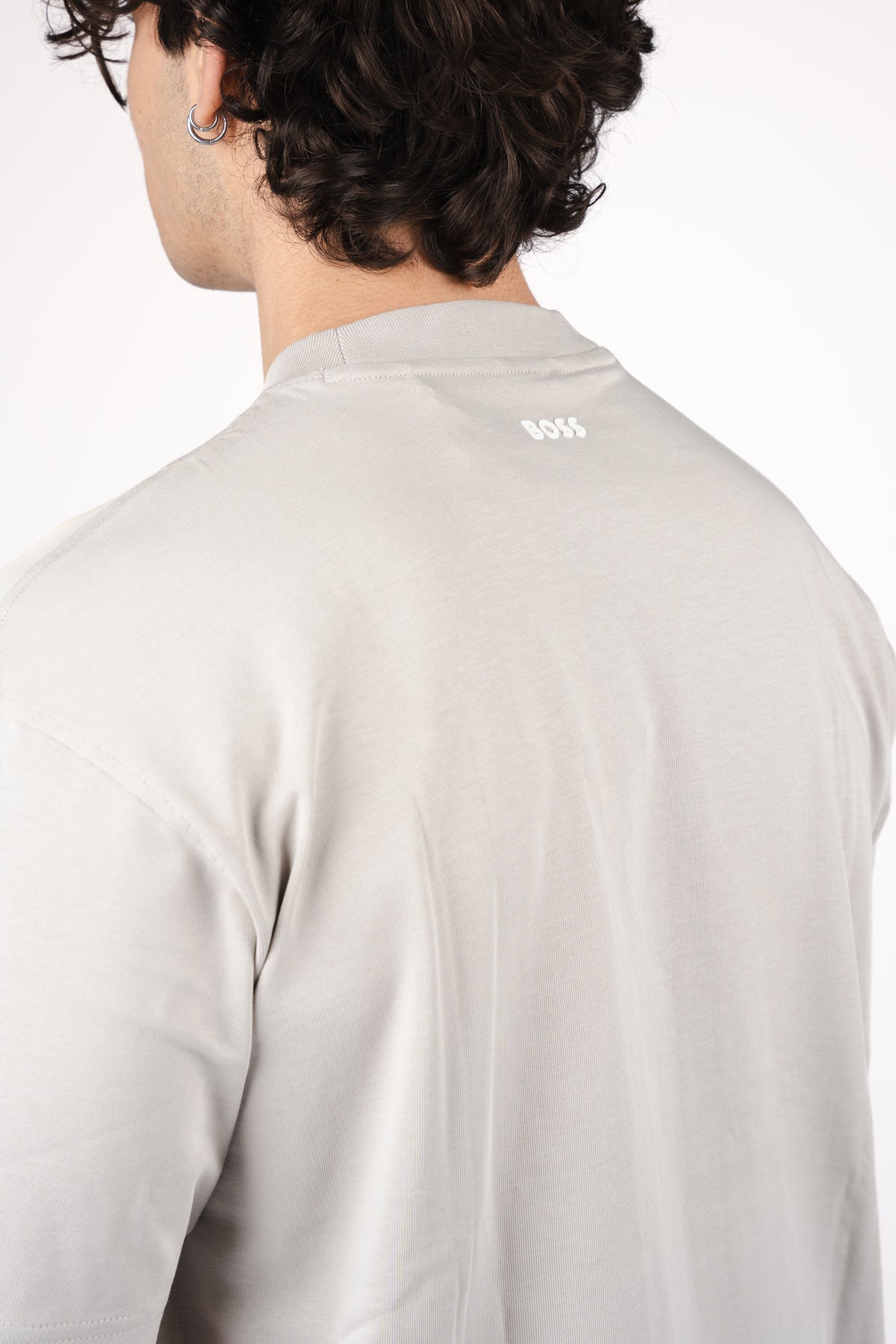 T-shirt oversize in jersey di cotone 50479928 070 BOSS 