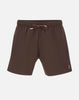 Boxer da mare con righe tipiche del marchio e logo