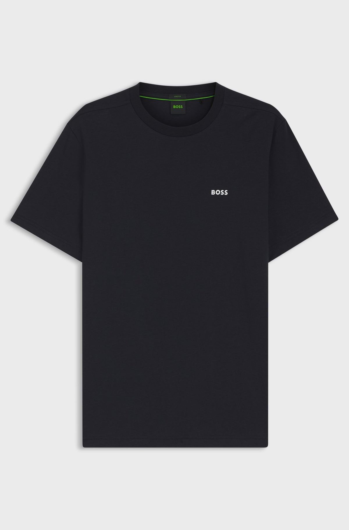 T-shirt in cotone elasticizzato con logo 50506373 402 BOSS 