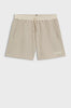 Swim shorts with contrast logo and trim