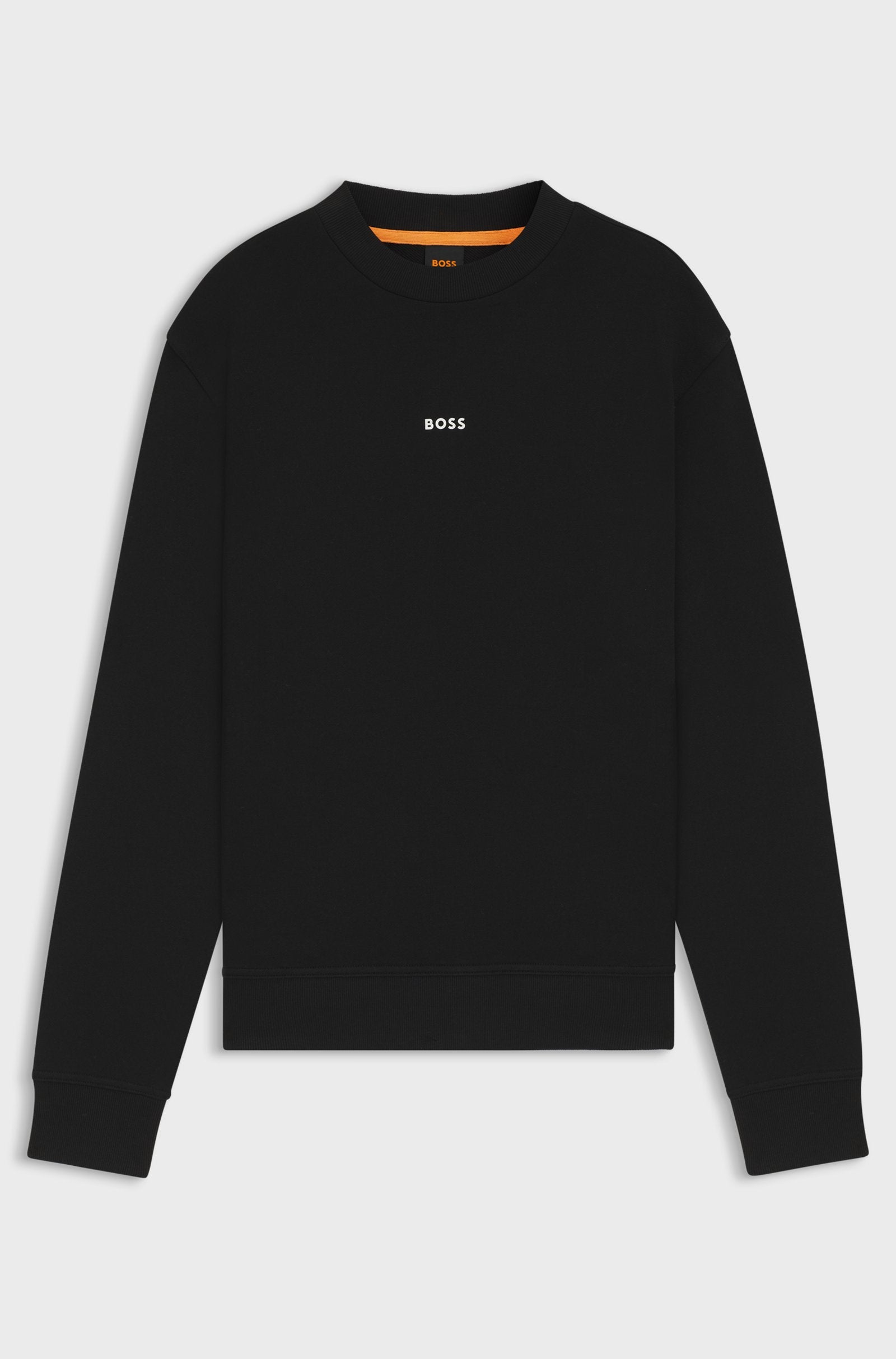 Felpa relaxed fit con logo a contrasto 50514541 001 BOSS 