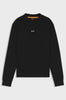 Felpa relaxed fit con logo a contrasto