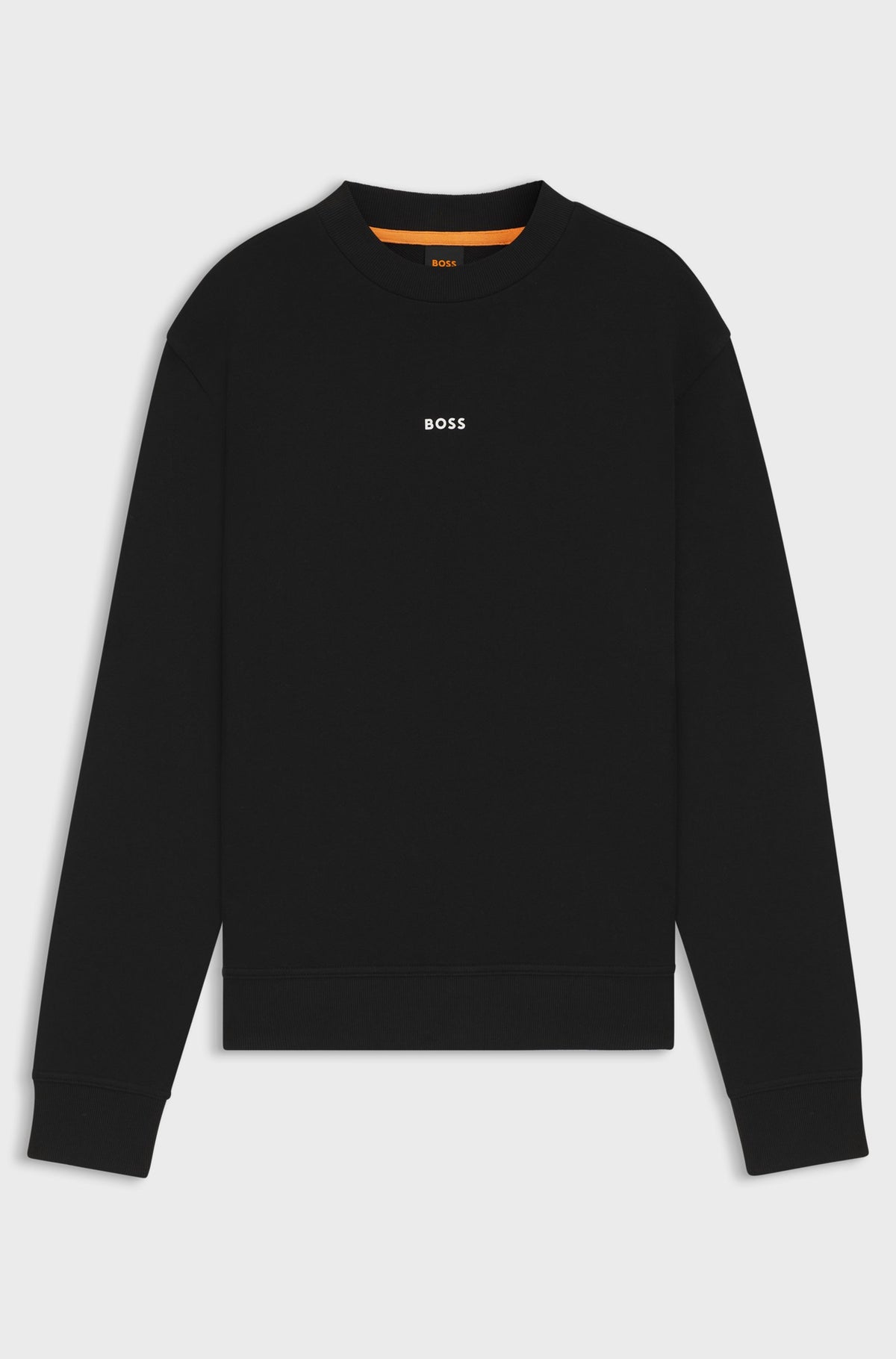 Felpa relaxed fit con logo a contrasto 50514541 001 BOSS 