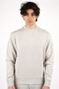 Felpa relaxed fit in terry di cotone con logo a contrasto