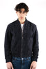 Regular fit suede jacket