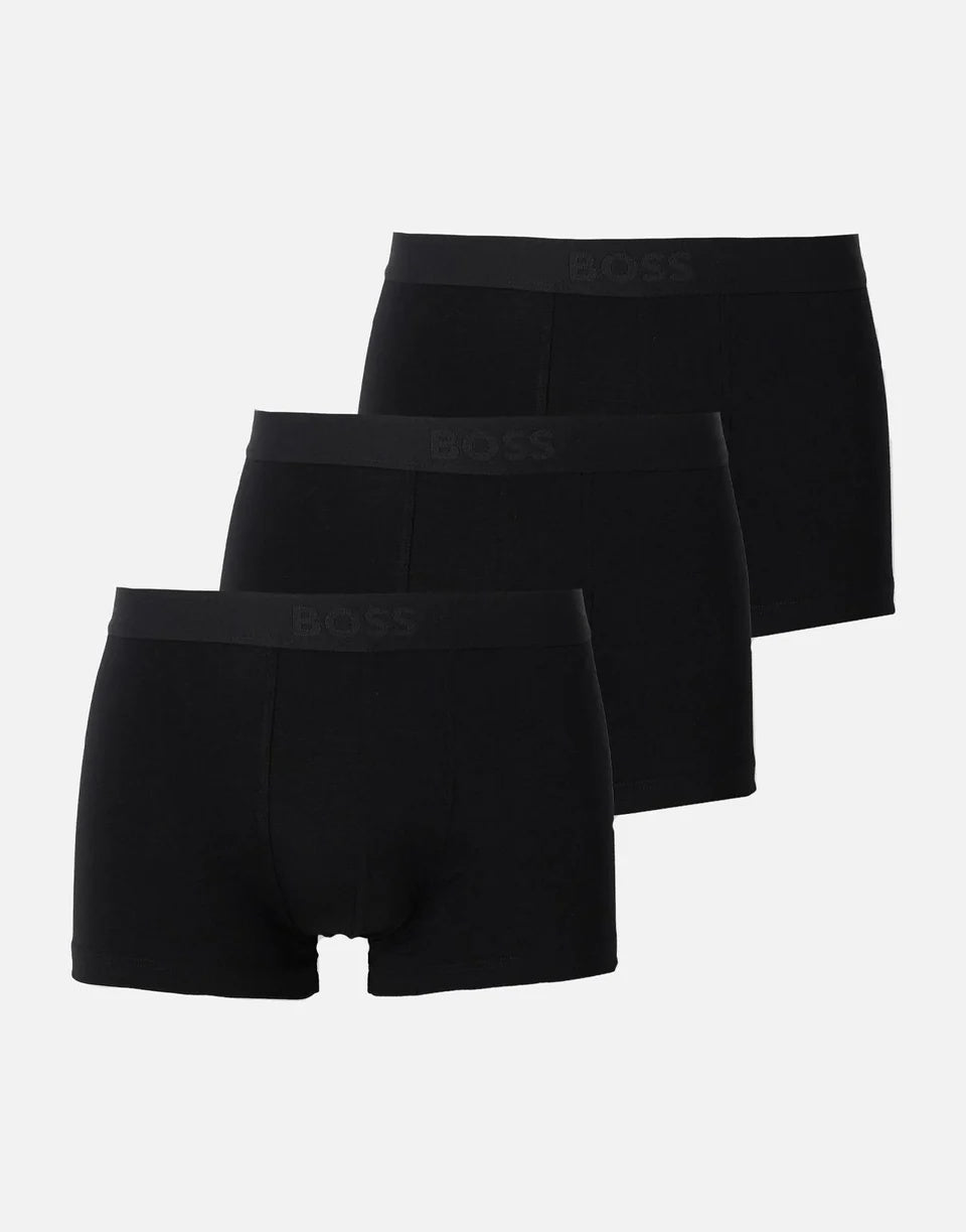 Boxer corti in cotone elasticizzato in confezione da tre 50544263 002 BOSS 