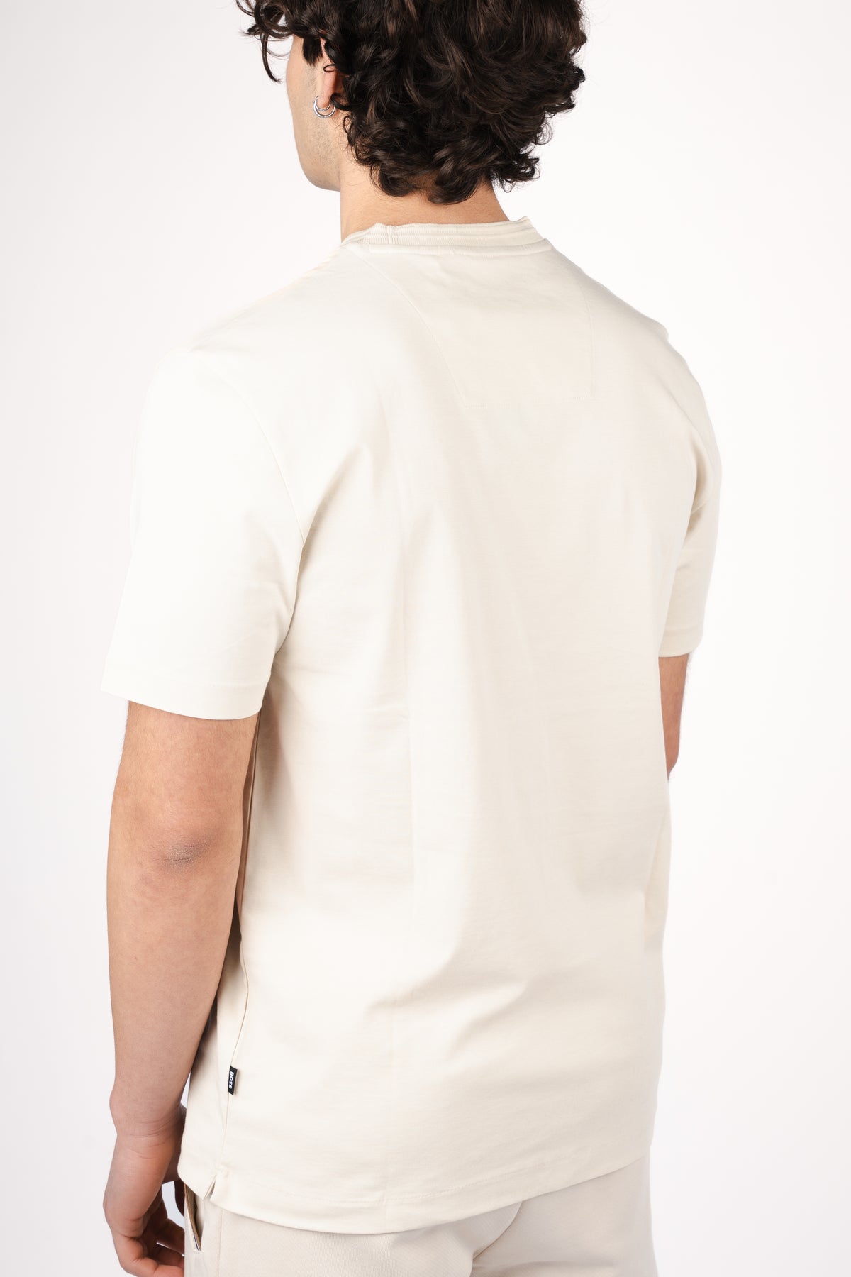 T-shirt con monogramma interno 50554180 131 BOSS 