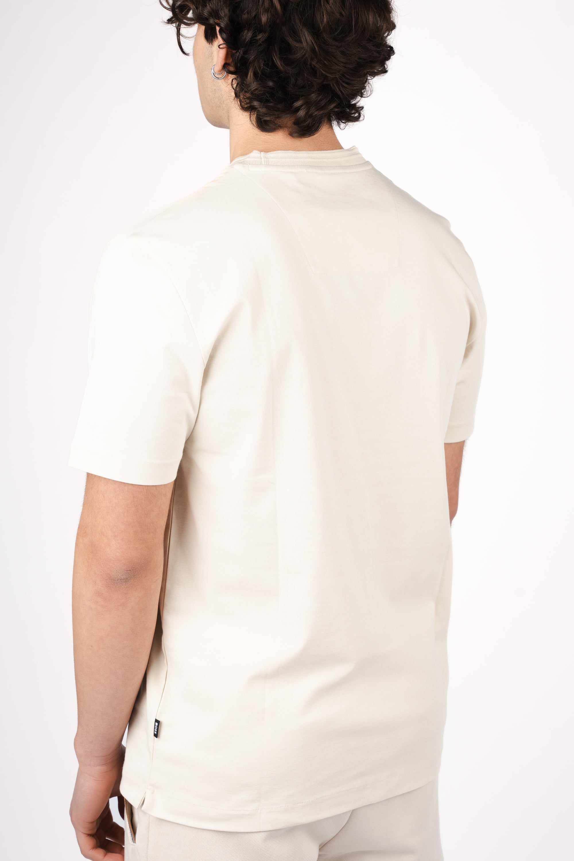 T-shirt con monogramma interno 50554180 131 BOSS 