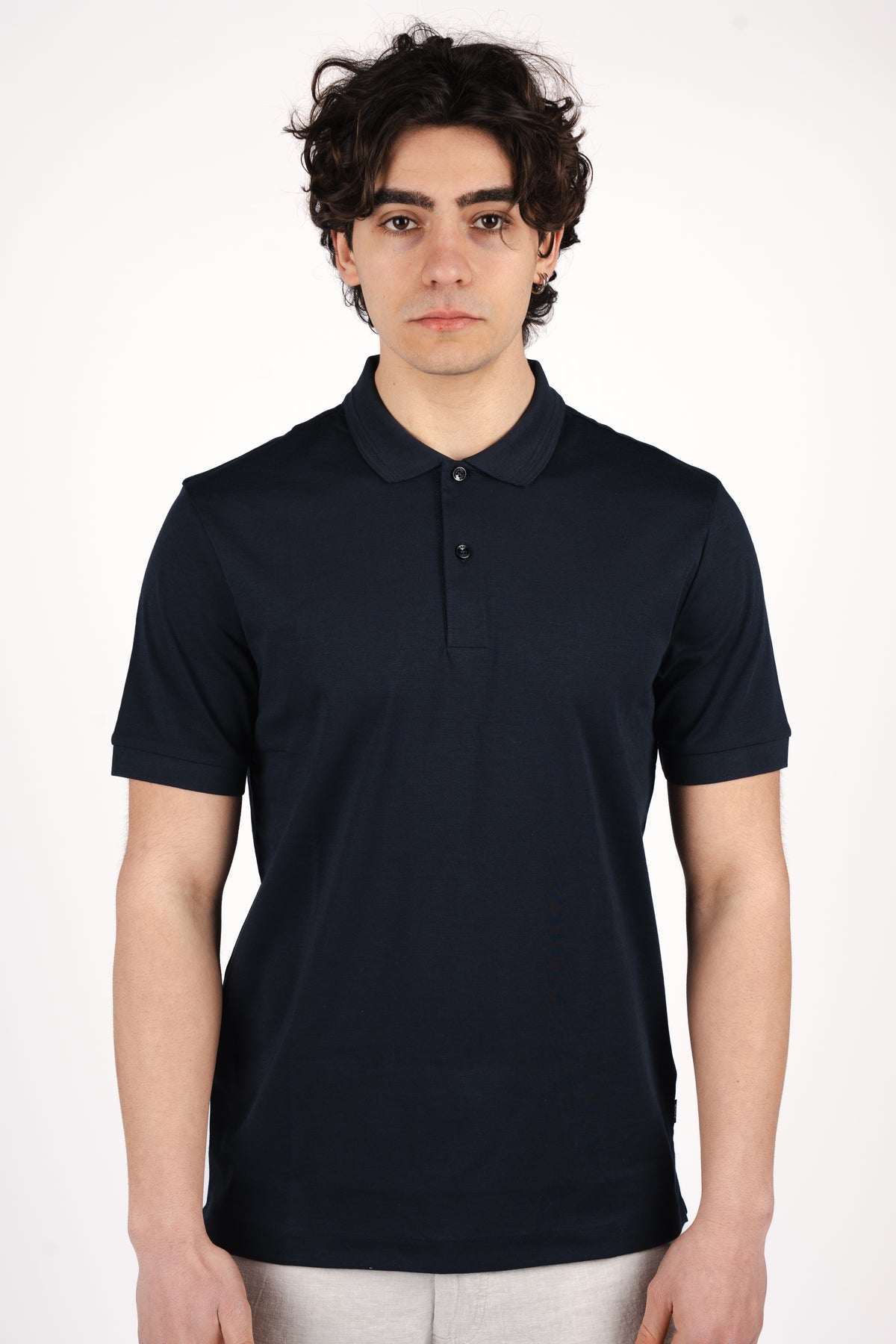Polo con bottoni 50554185 404 BOSS 