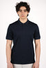 Button-up polo shirt
