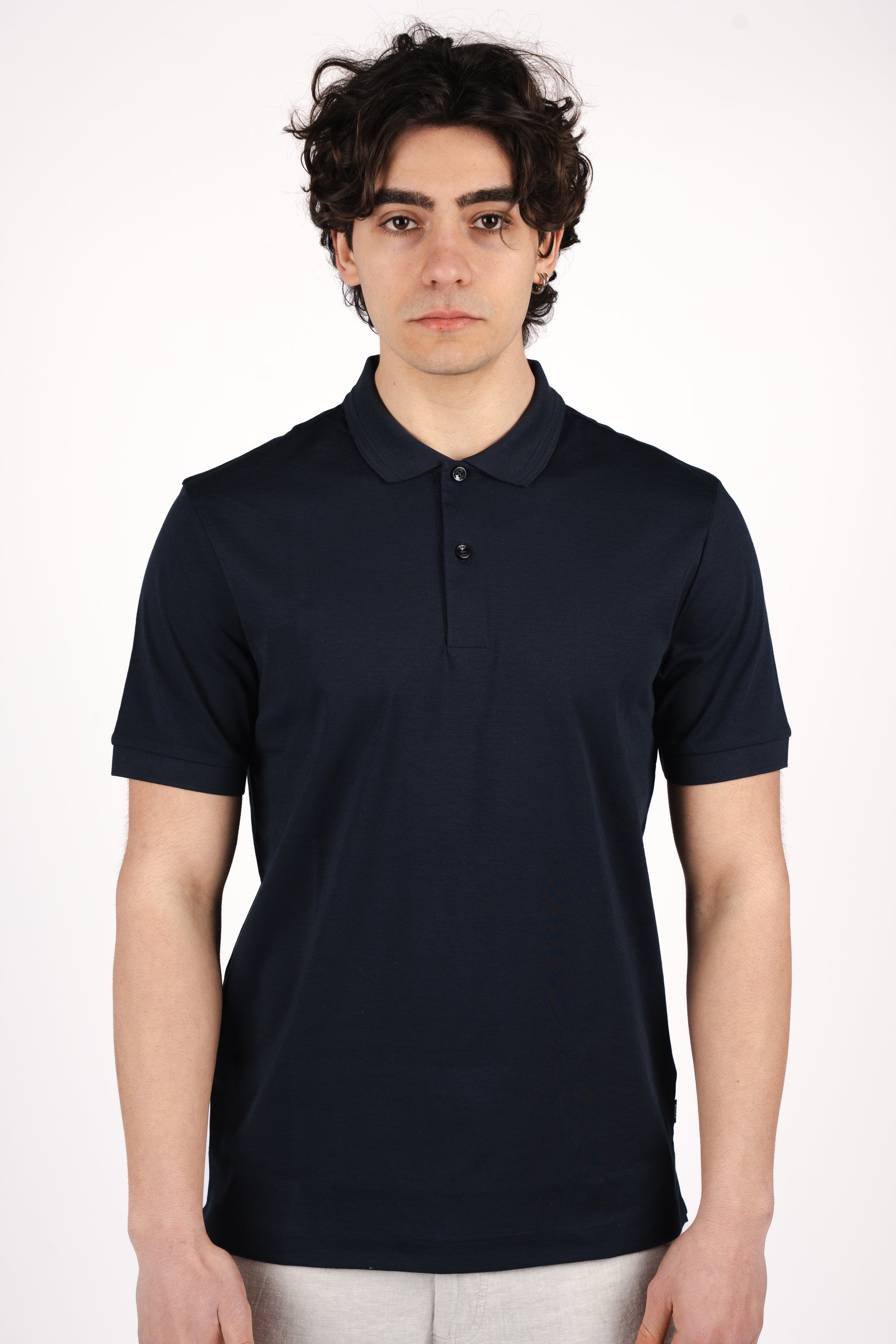 Polo con bottoni 50554185 404 BOSS 