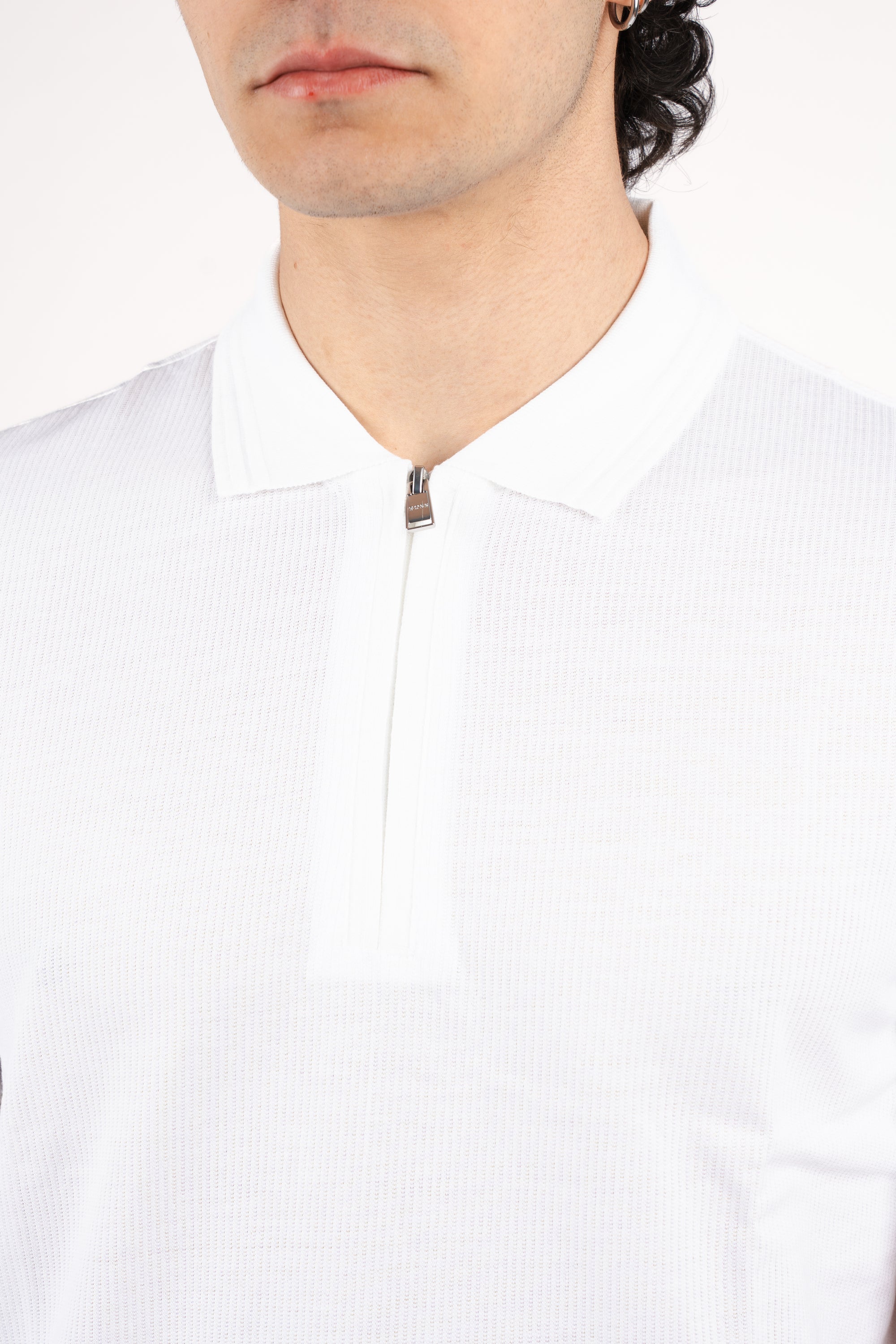 Polo con chiusura a zip 50554614 100 BOSS 