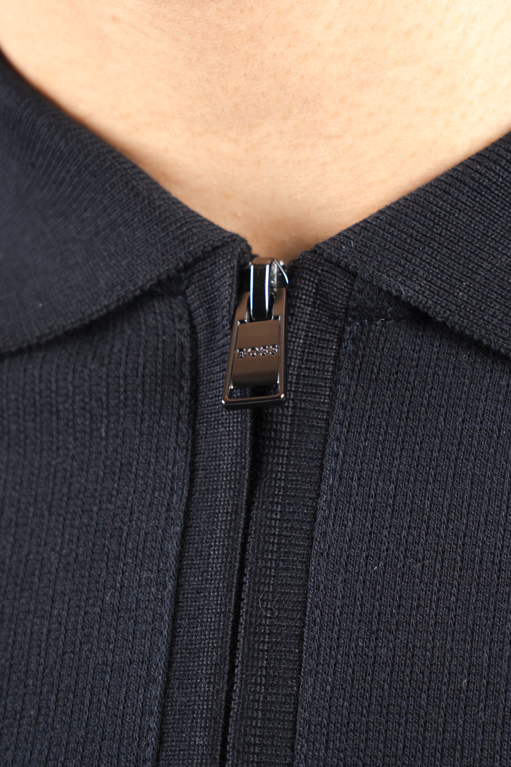 Polo con chiusura zip 50554614 404 BOSS 