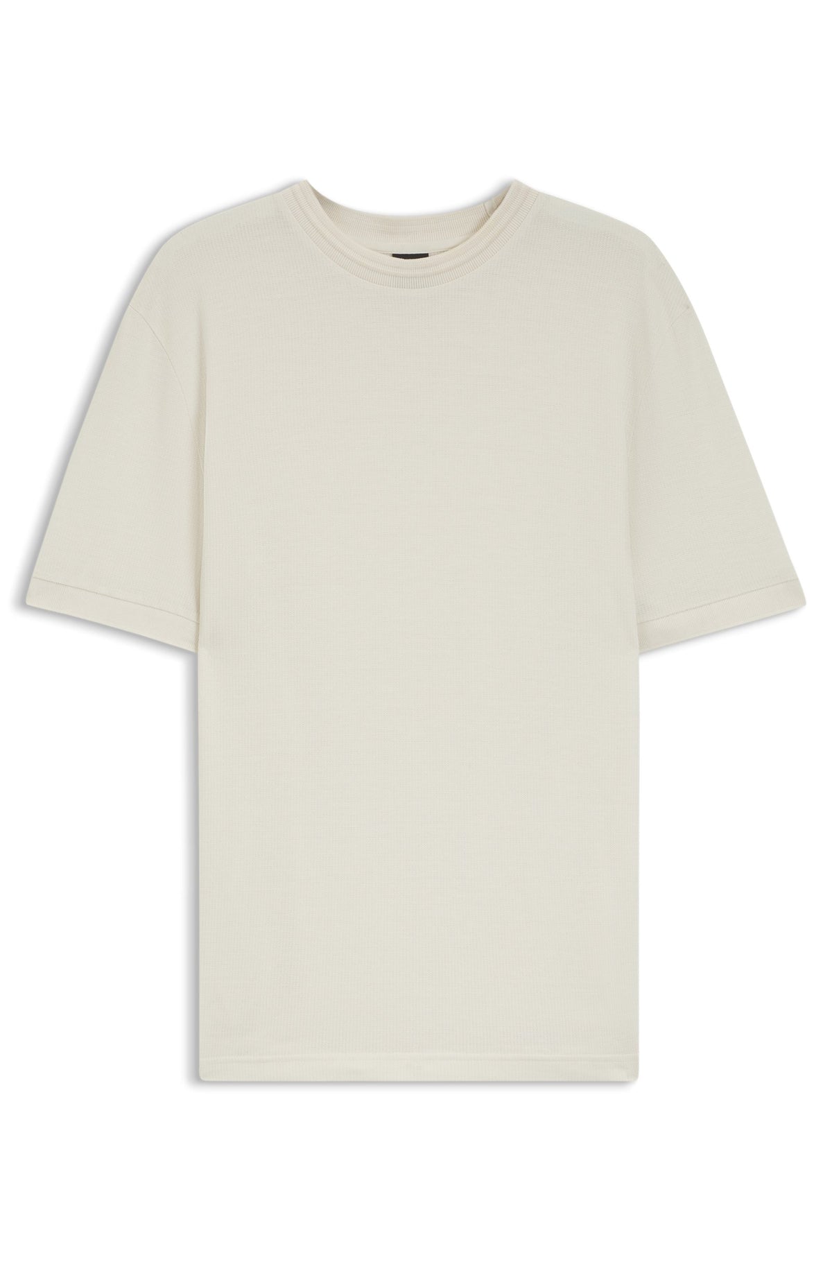 T-shirt regular fit in misto cotone mercerizzato 50554626 131 BOSS 