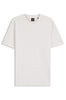 T-shirt in cotone con struttura a bolle