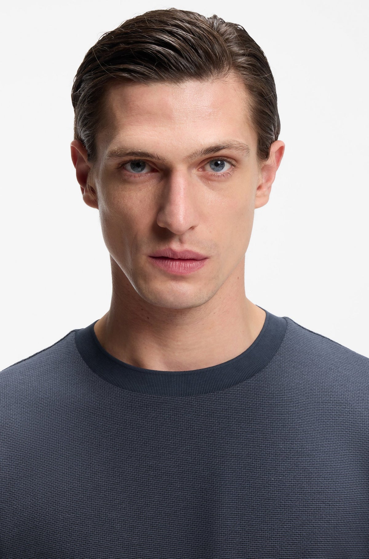 T-shirt in cotone con struttura a bolle 50555163 404 BOSS 