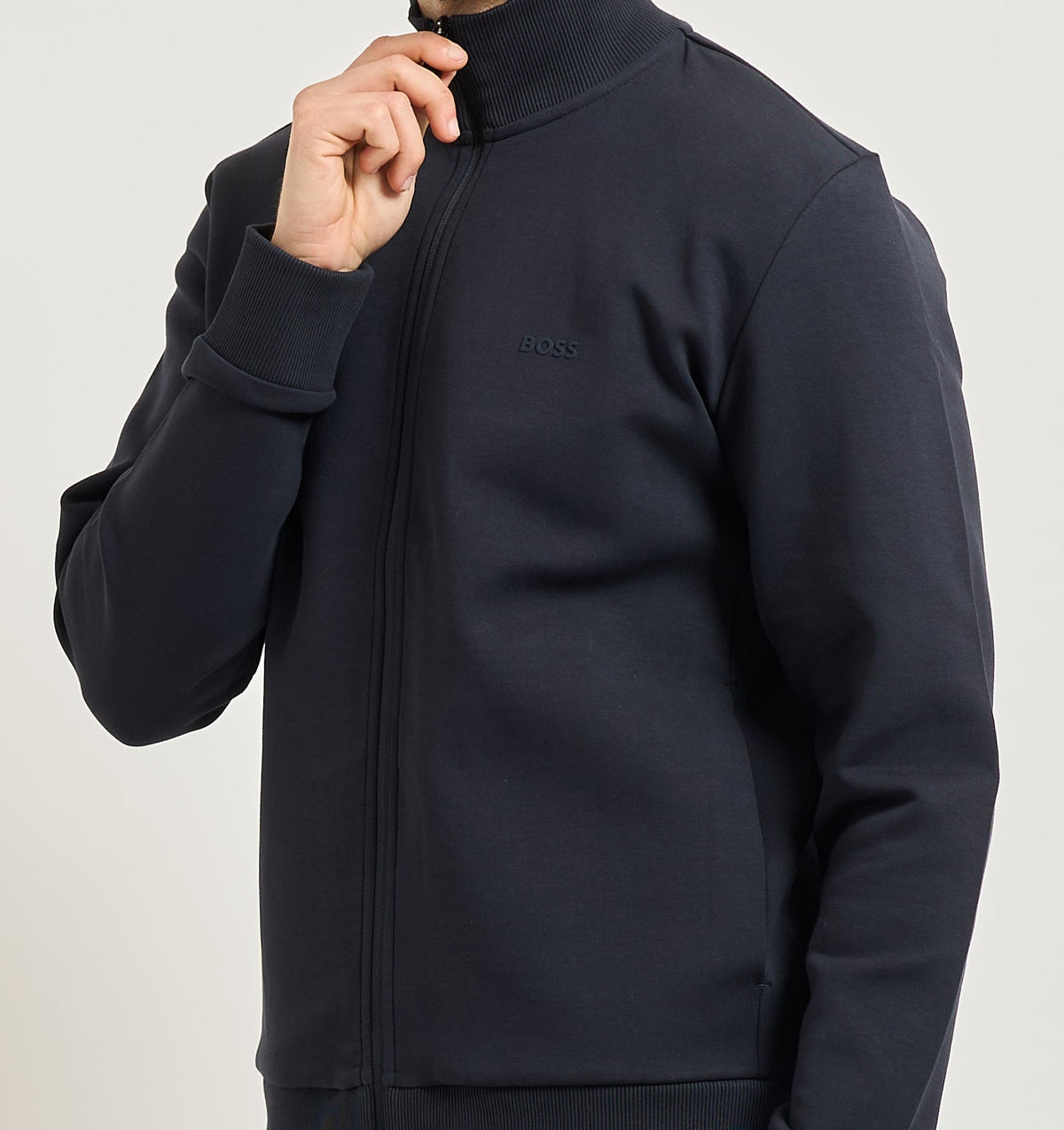 Felpa skaz full zip 50555496 402 BOSS 