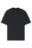 Logo-collar T-shirt in stretch cotton
