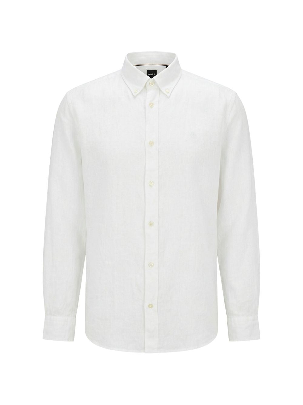 Camicia Liam in lino 50556077 100 BOSS 