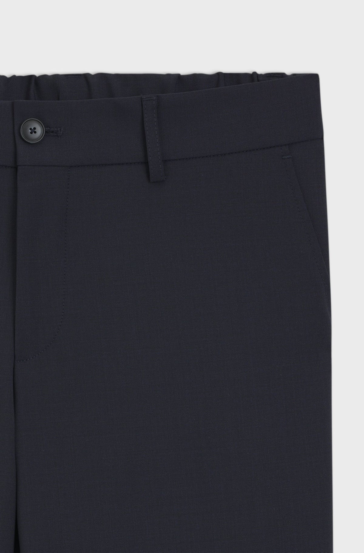 Pantaloni slim fit in twill di misto lana lavabile 50556758 404 BOSS 