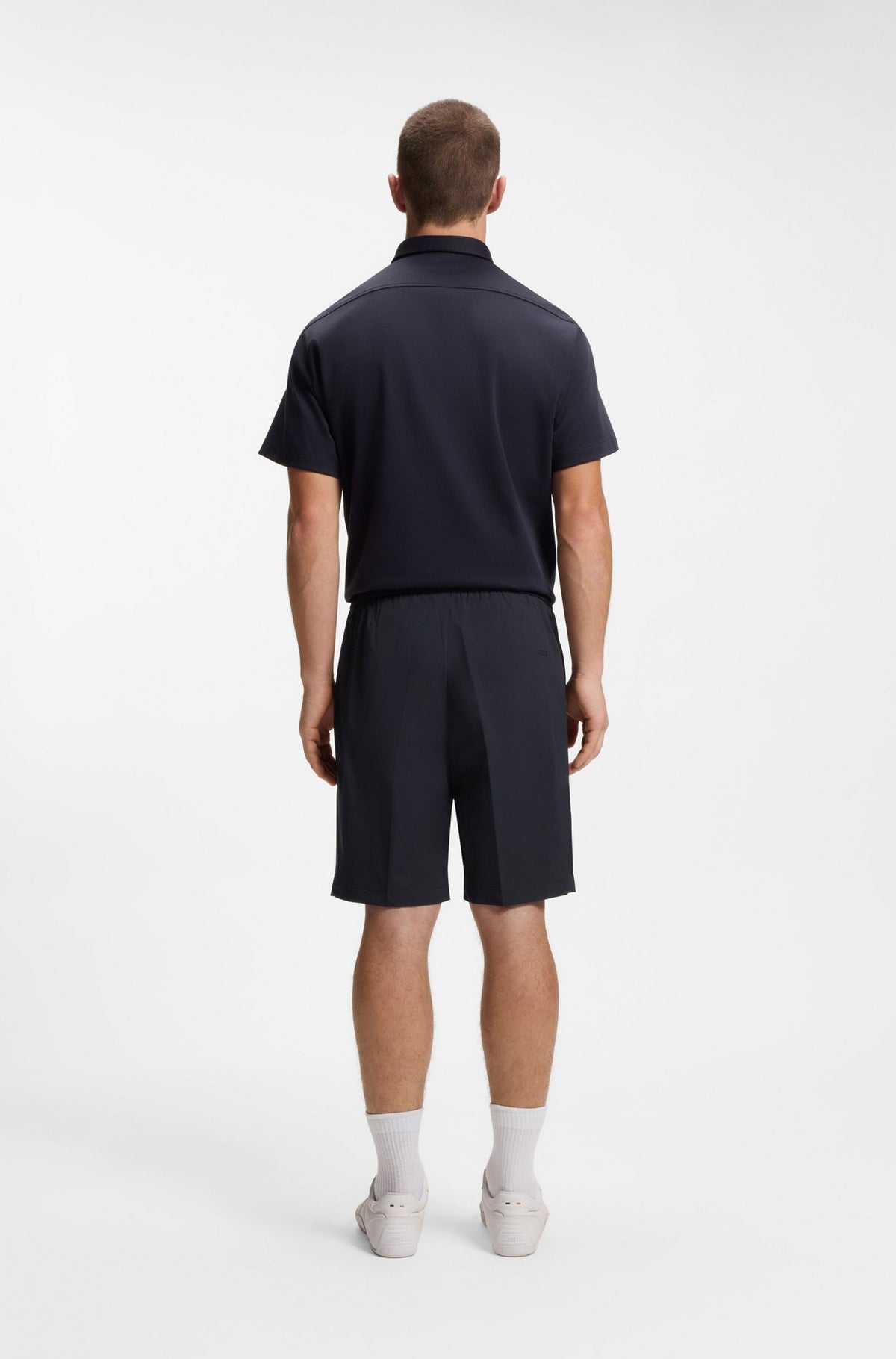 Shorts regular fit idrorepellenti in twill ad asciugatura rapida 50558953 402 BOSS 
