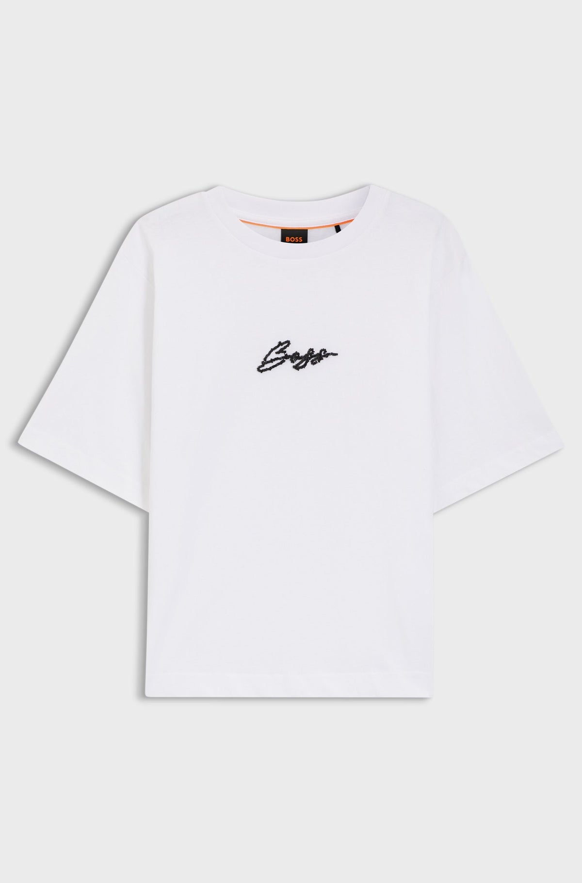 T-shirt in jersey di cotone con stampa grafica 50559075 100 BOSS 