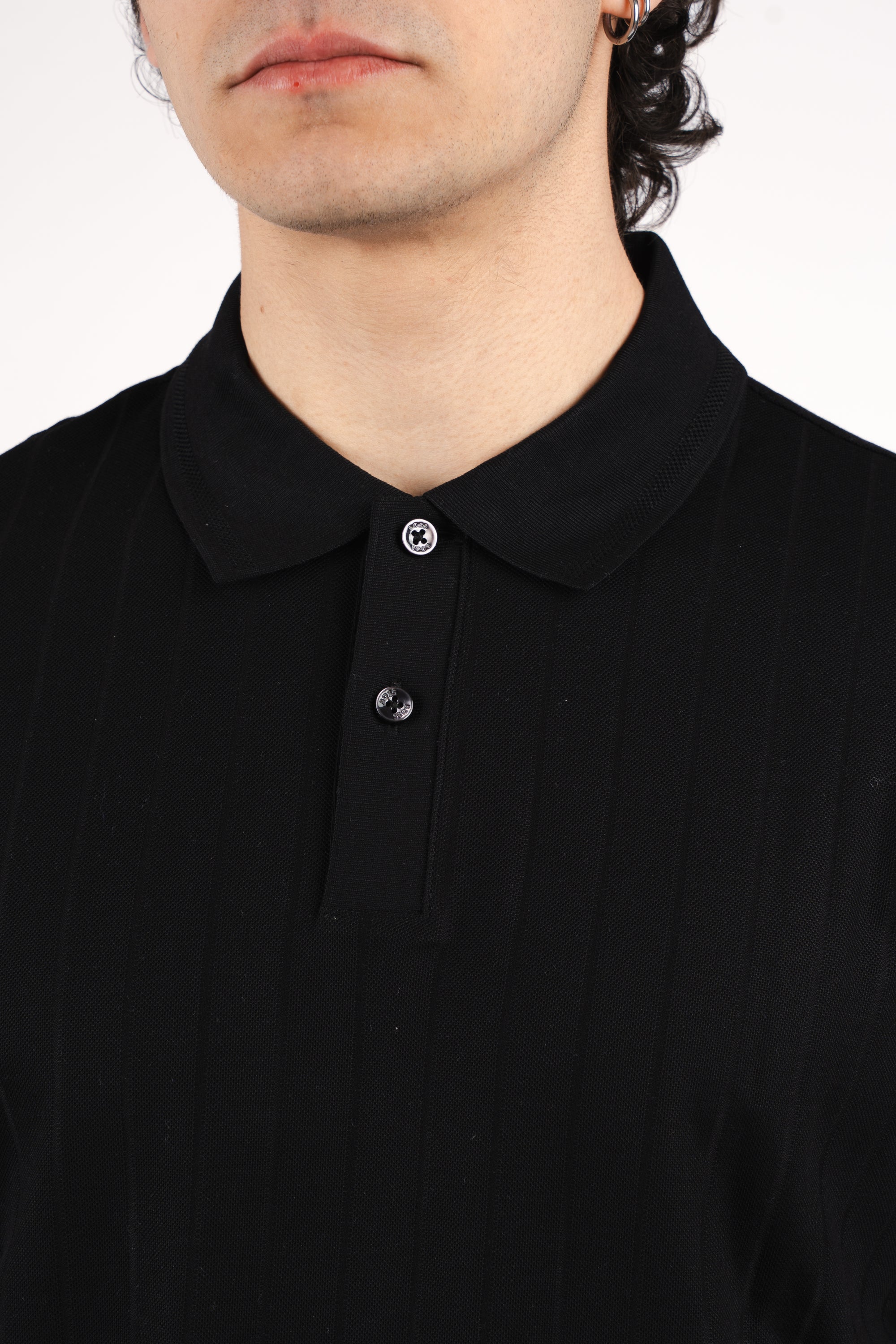 Polo con righe verticali 50559609 001 BOSS 