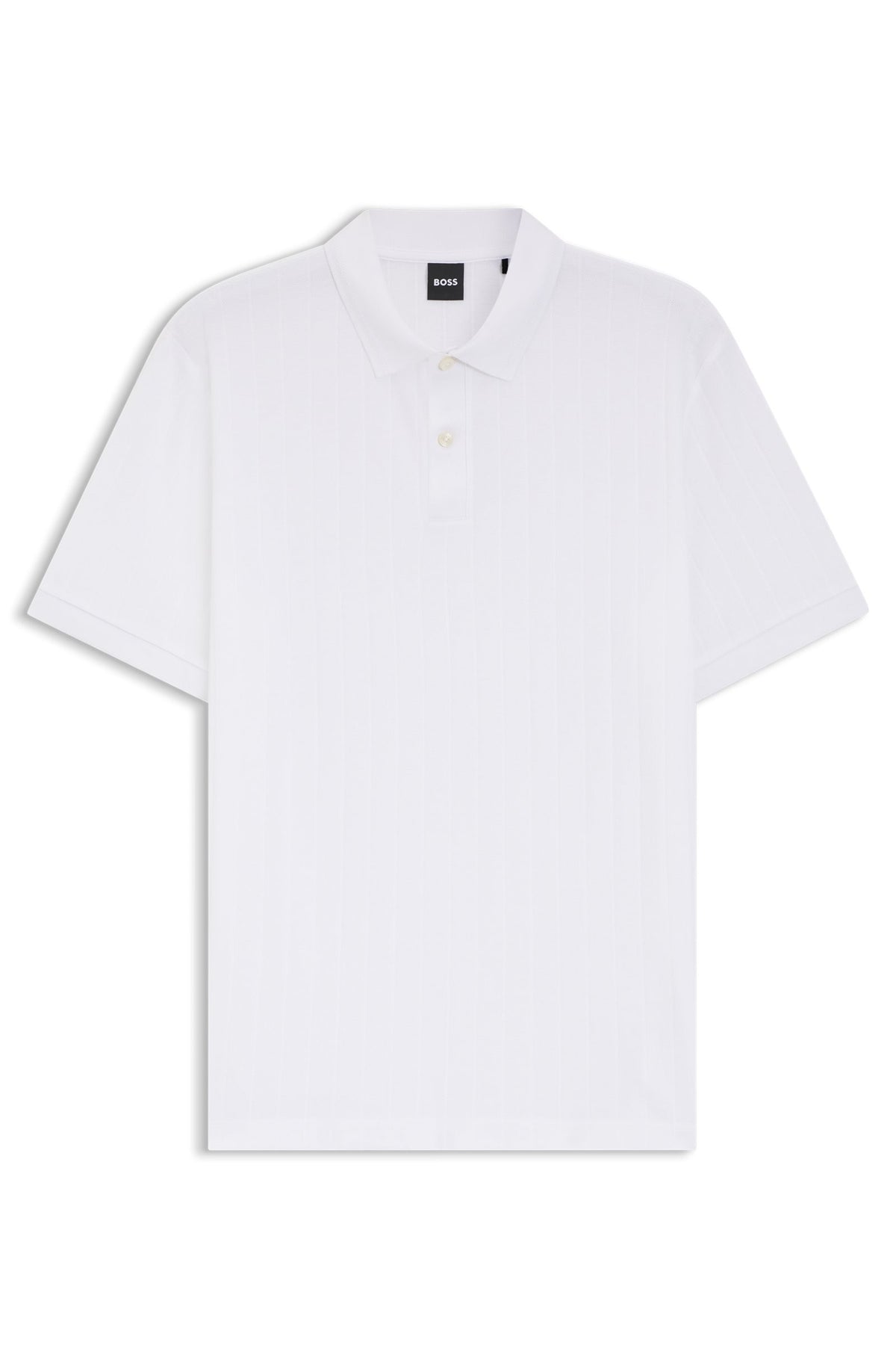 Polo a righe verticali in cotone mercerizzato 50559609 100 BOSS 