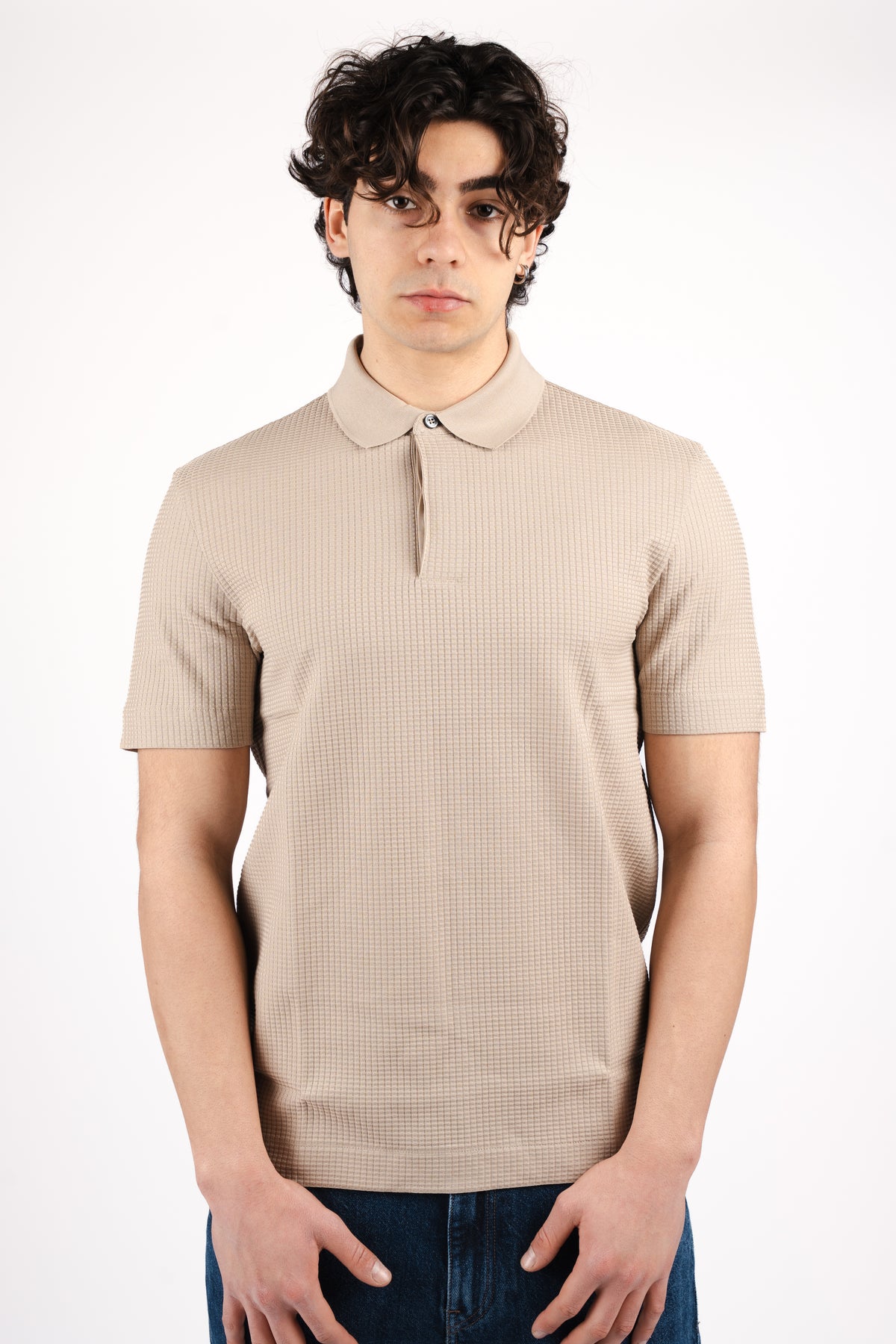 Polo in maglia 50559689 286 BOSS 