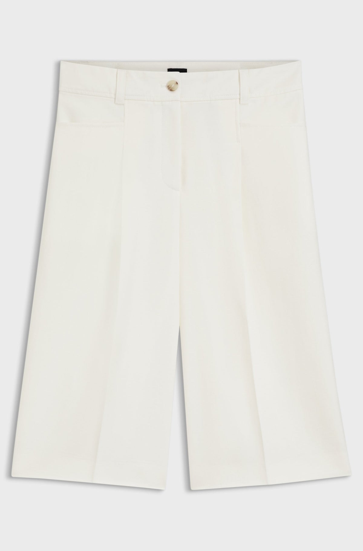 Pantaloni bermuda con pieghe sulla parte anteriore 50559835 118 BOSS 