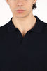 V-neck polo shirt