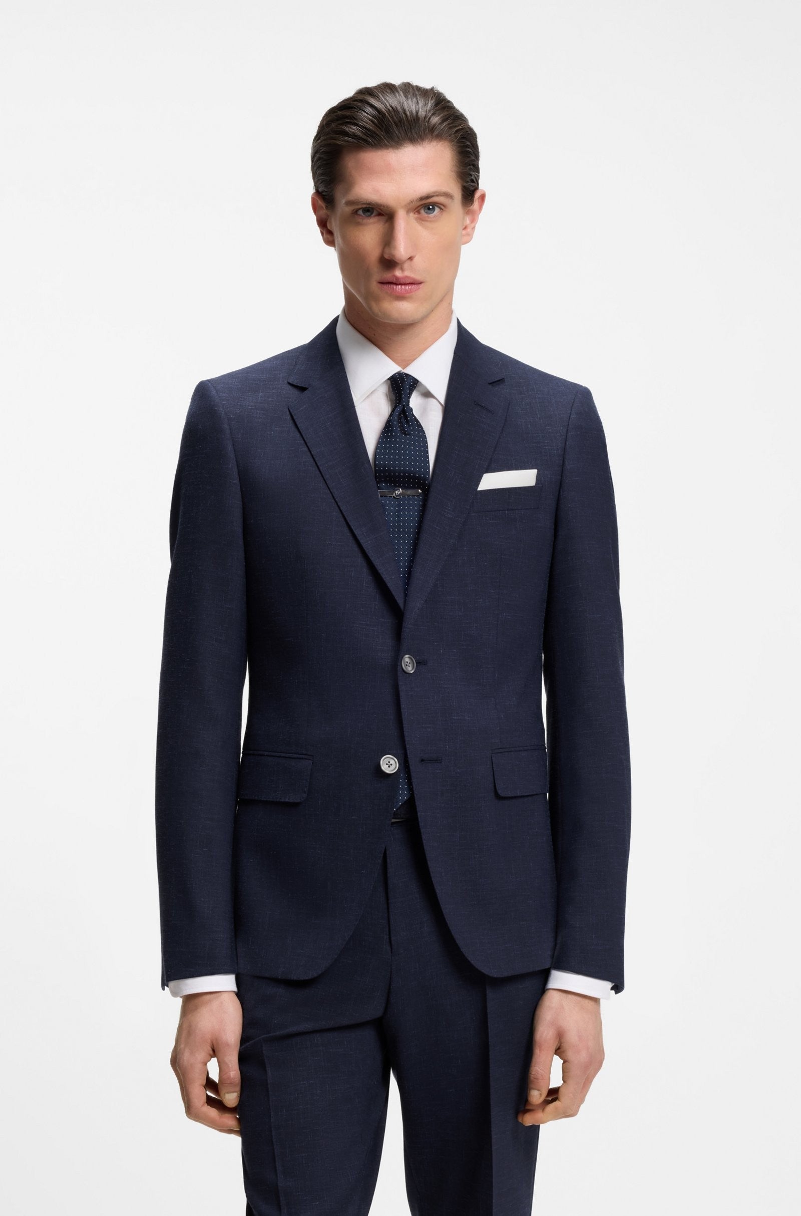Abito due pezzi slim-fit in tessuto 50561834 404 BOSS 