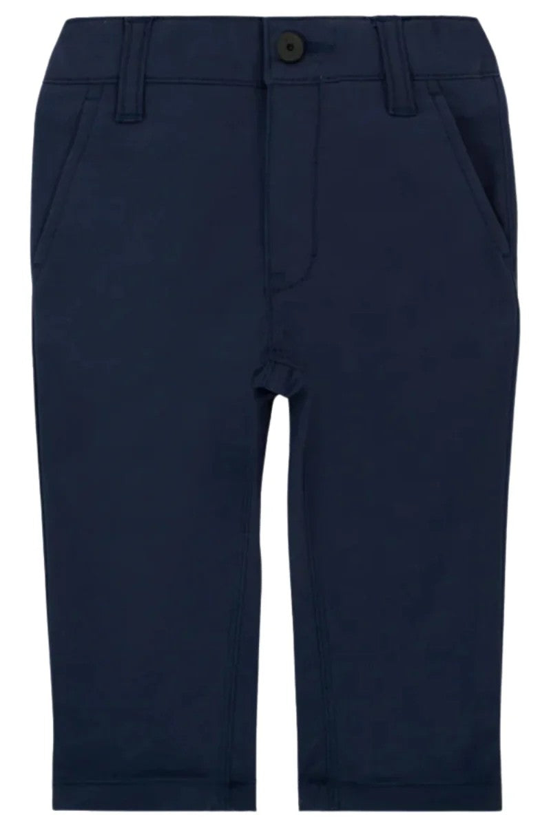 Pantaloni da neonato in cotone con patch a contrasto sul retro J52705 269 BOSS 