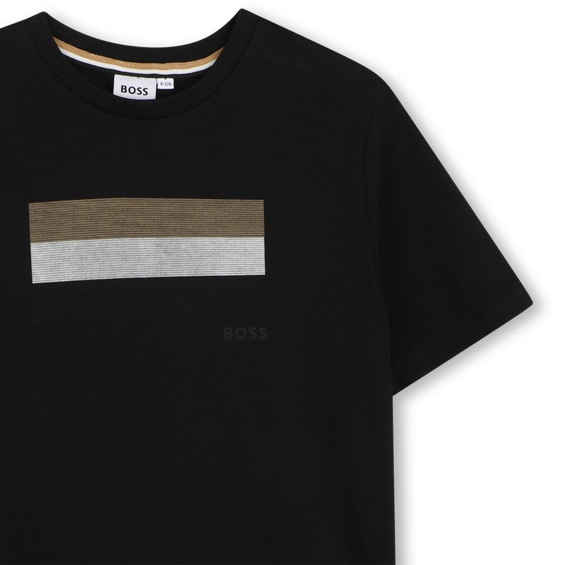 T-shirt con stampa  J52979 09BA BOSS 