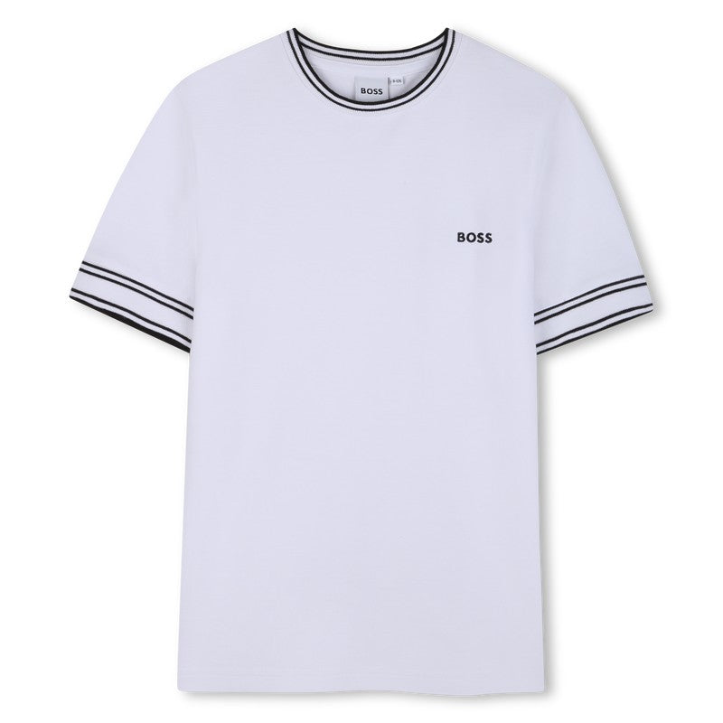 T-shirt con dettagli a contrasto J52981 10P BOSS 