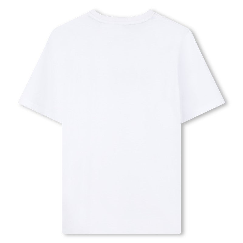 T-shirt con stampa logo J52983 10PB BOSS 