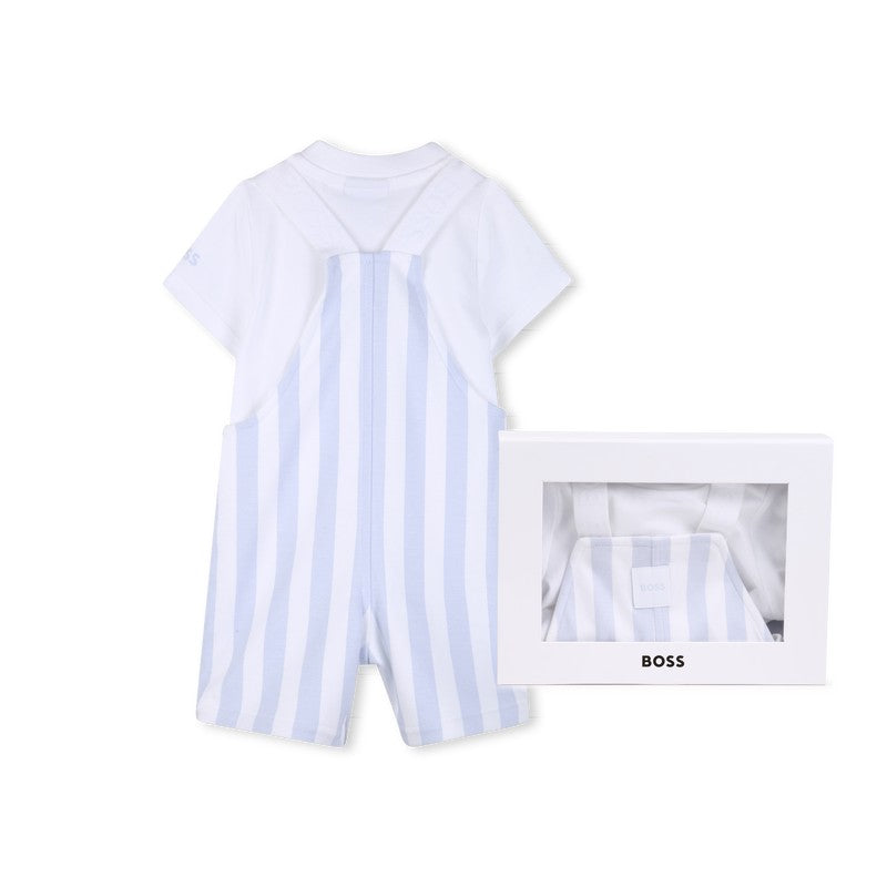 Salopette con T-shirt J53038 771 BOSS 