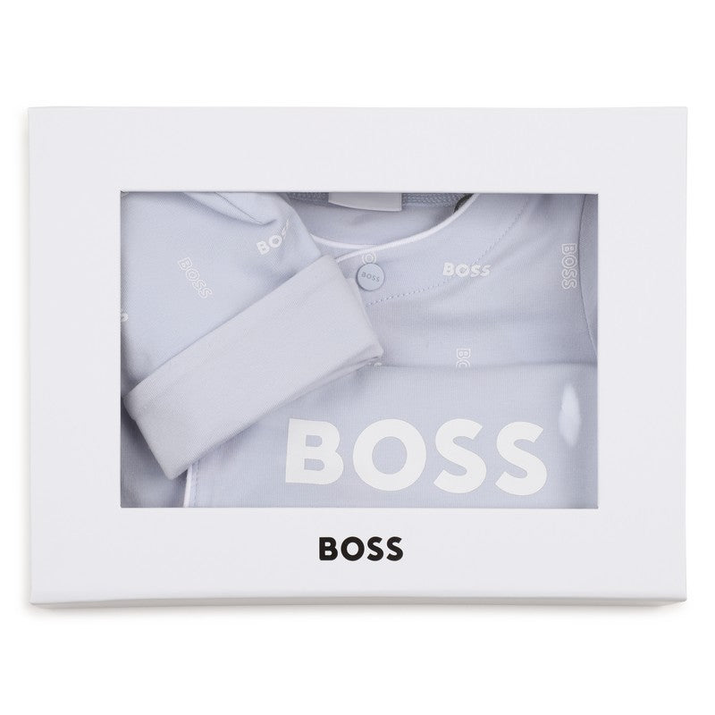 Set pigiama con bavetto e cappellino J53045 771 BOSS 