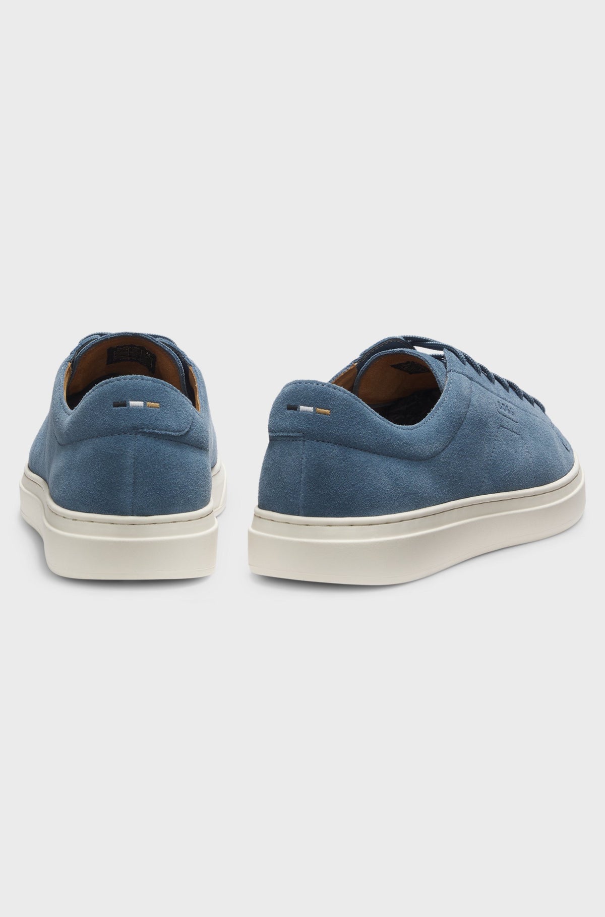 Sneakers in pelle scamosciata con logo goffrato 50563162 460 BOSS SHOES 