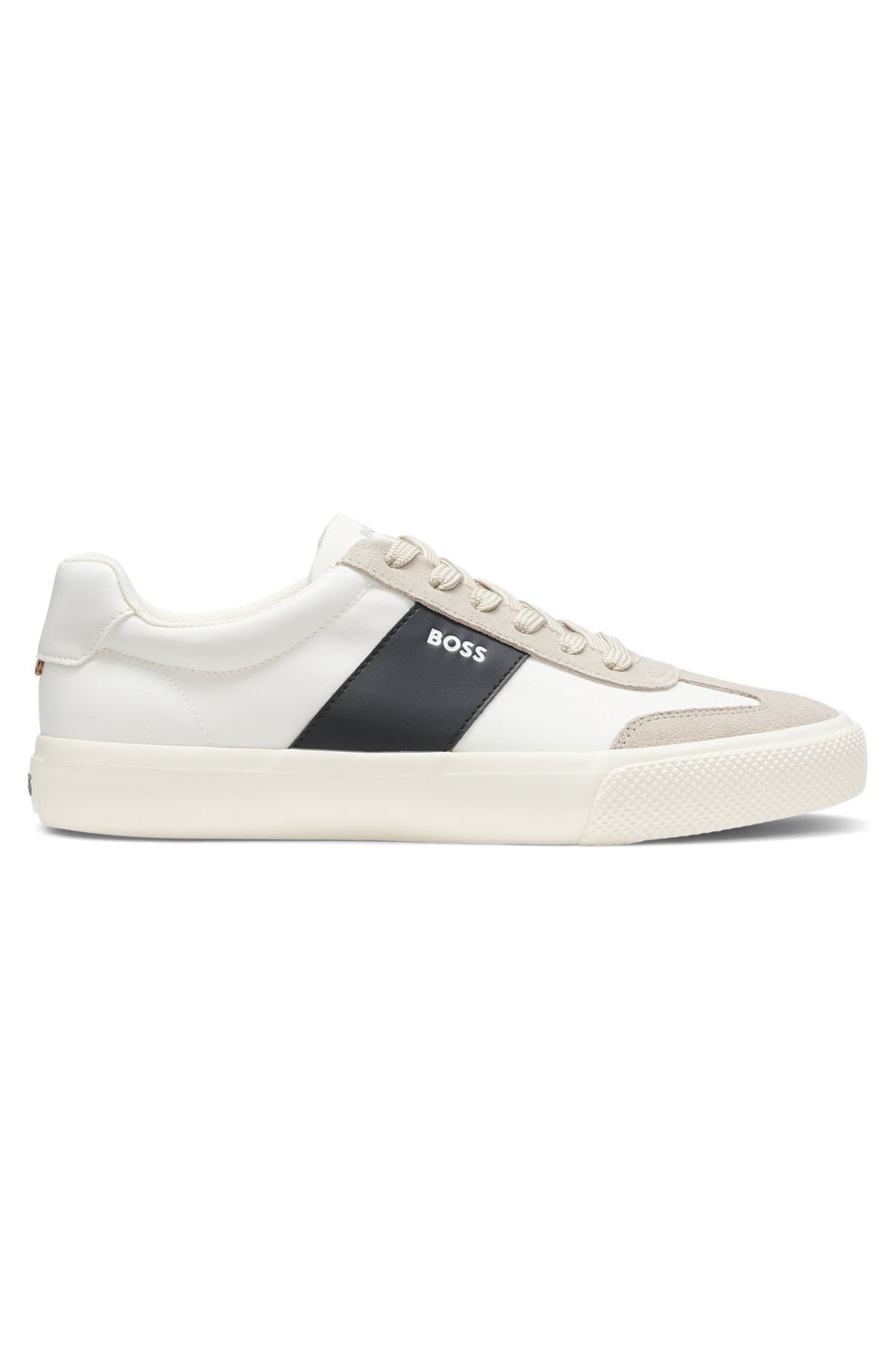 Sneakers con inserti in pelle scamosciata 50563847 271 BOSS SHOES 